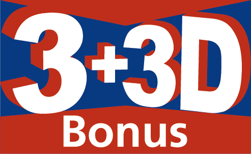 3+3d bonus